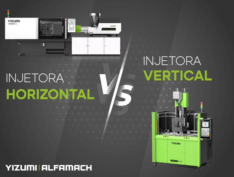 Injetora Horizontal x Injetora Vertical: Qual a Melhor para a Sua Produção?