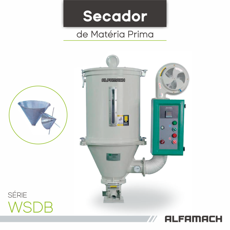 Secador de Matéria-Prima Alfamach