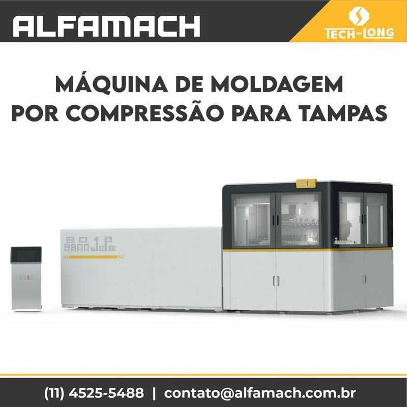 Máquina de Moldagem por Compressão para Tampas TECH-LONG