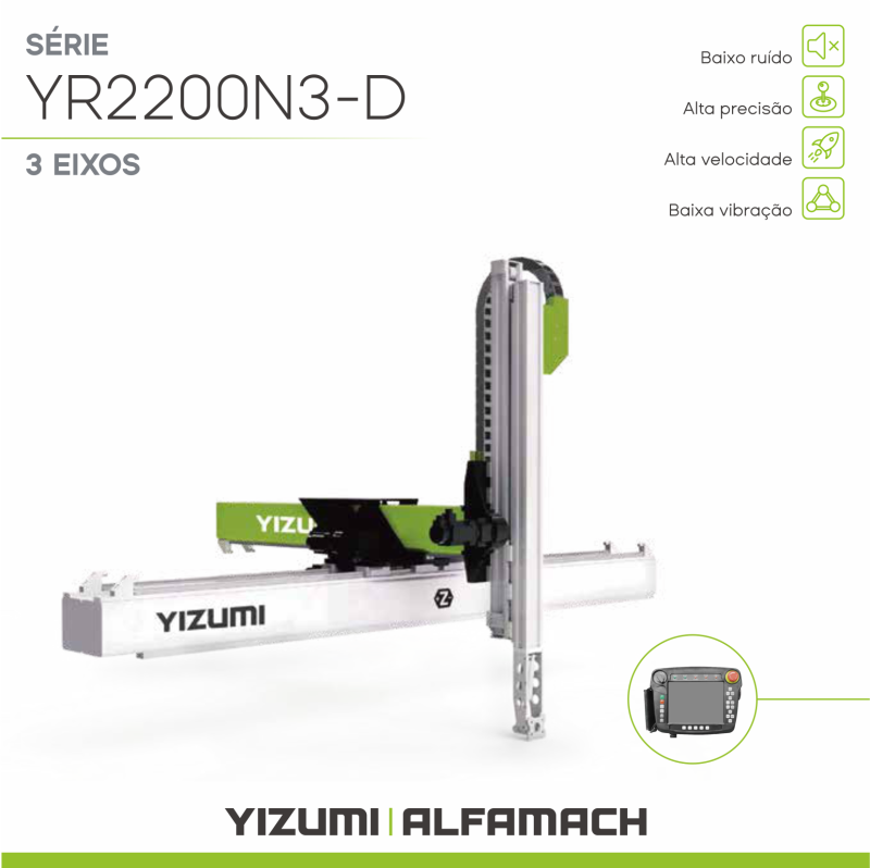 Robô YIZUMI YR2200N3-D – 3 EIXOS
