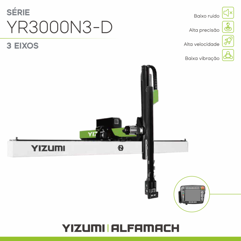 Robô YIZUMI YR3000N3-D – 3 EIXOS